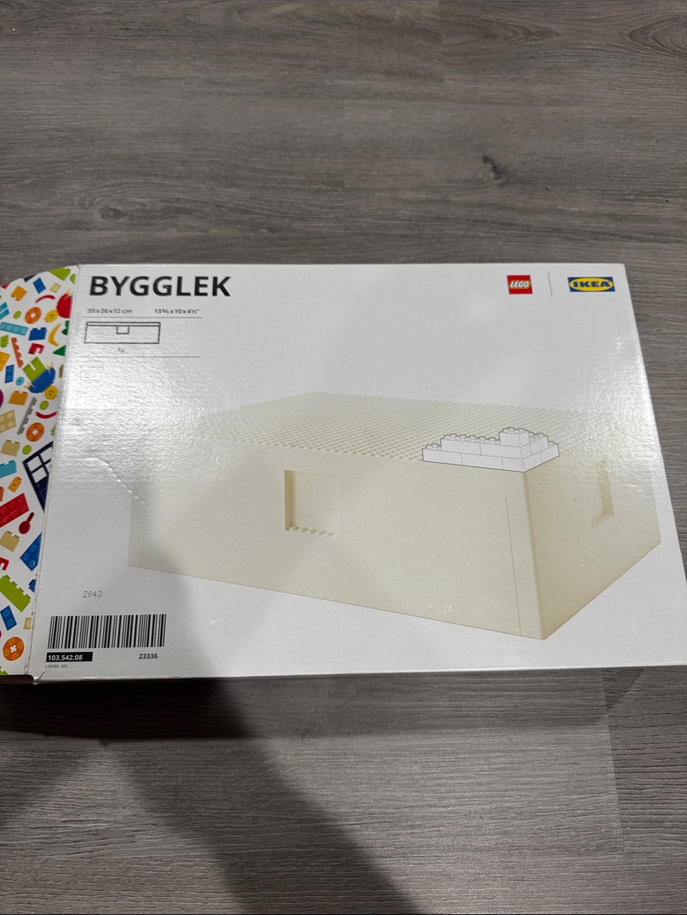 IKEA BYGGLEK Storage Box with LEGO